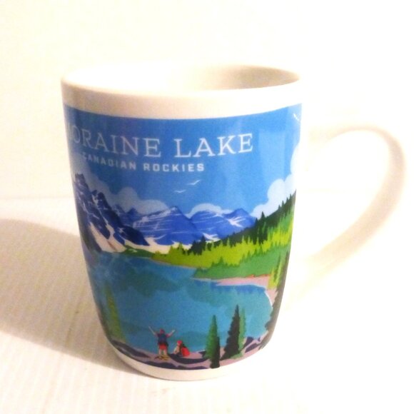 bsm 4x MORAINE LAKE Coffee MUGS Coffee Mug Banff Mountains Glacier Lake Louise - Picture 8 of 11